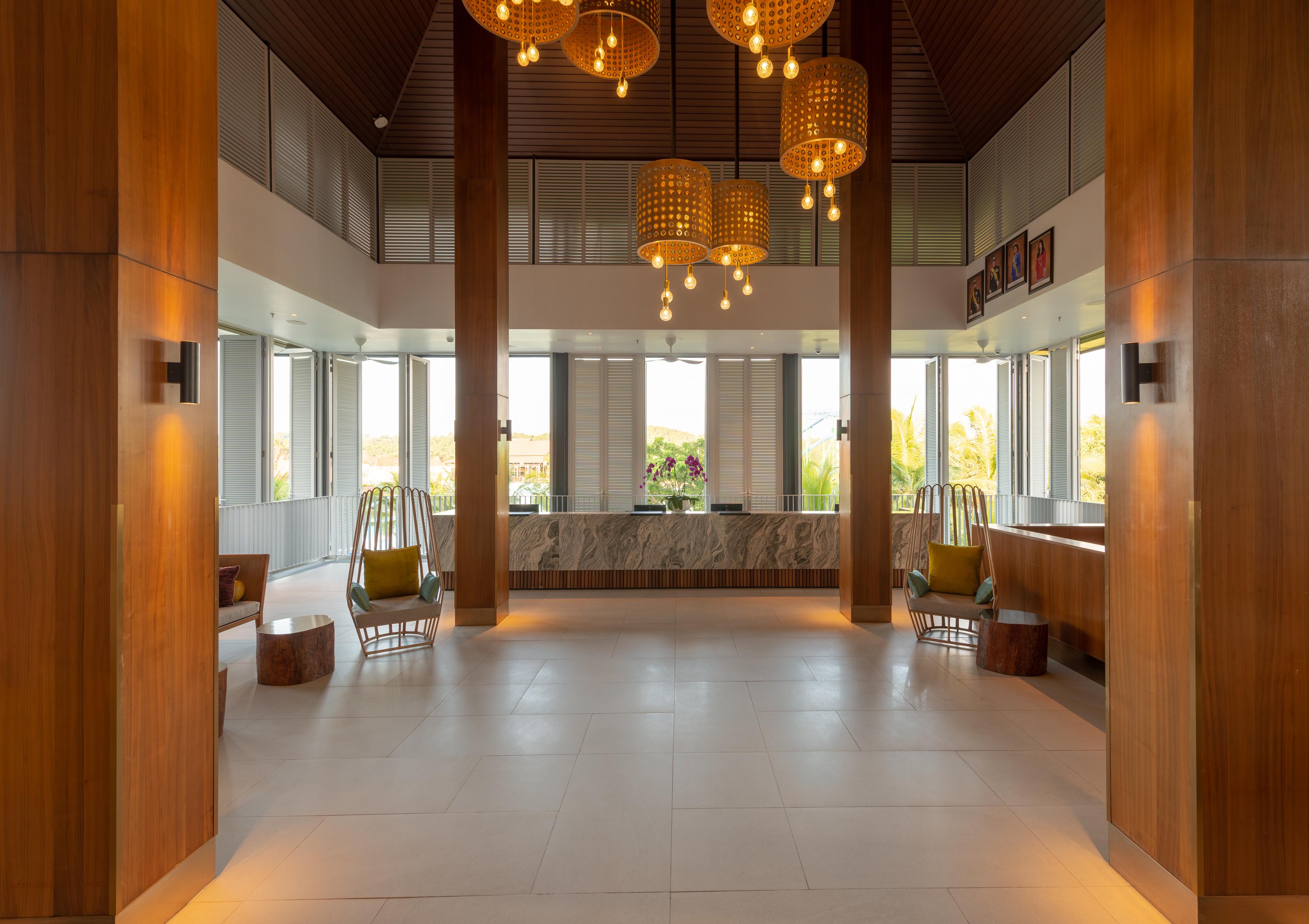Hard Rock Hotel Desaru Coast Εξωτερικό φωτογραφία The lobby of the hotel