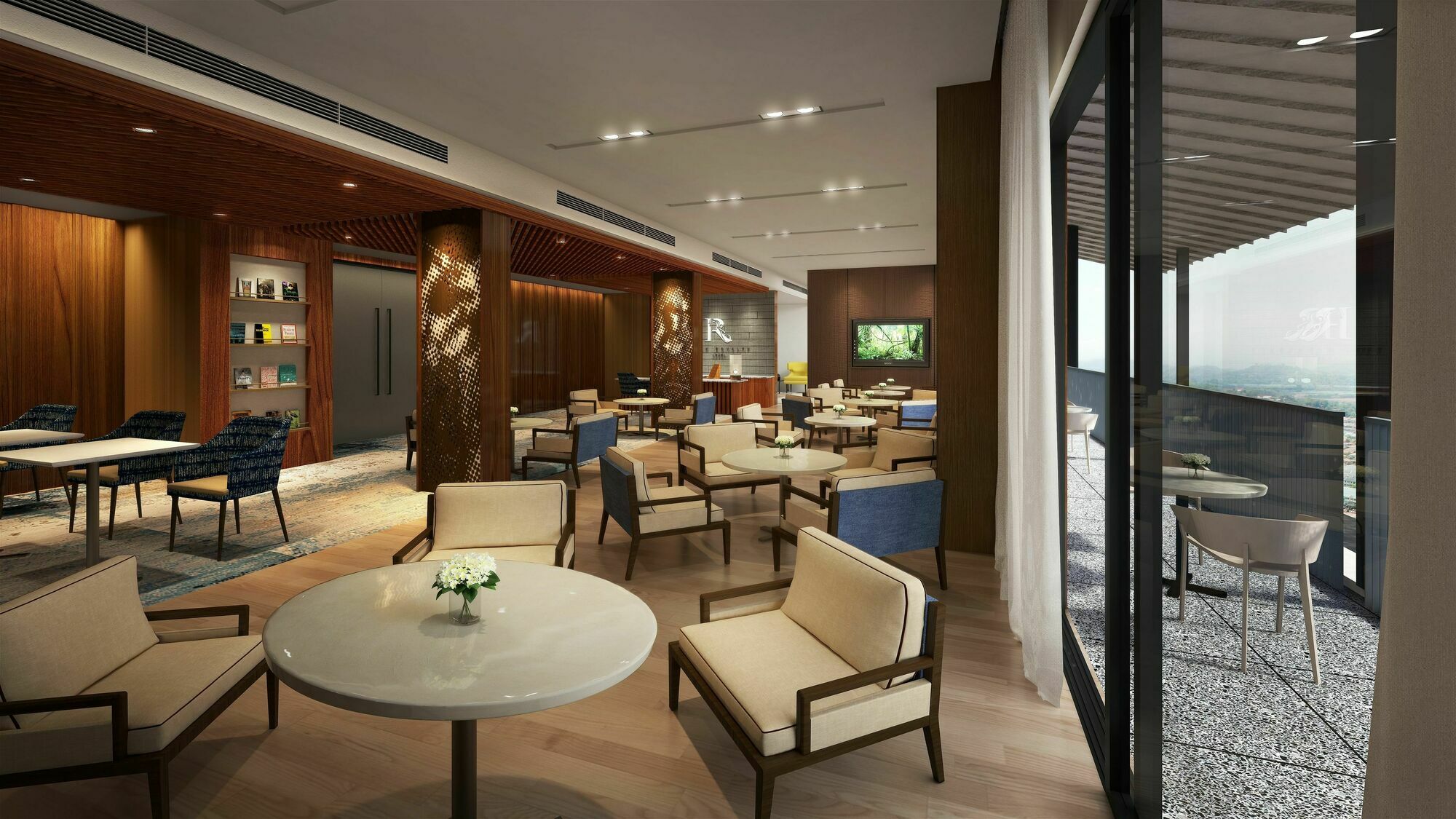 Hard Rock Hotel Desaru Coast Εξωτερικό φωτογραφία The Club lounge at KLIA